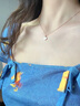 洛希曼輕奢一貝子項鏈女時尚飾品首飾吊墜生日禮物送女友老婆 【免費刻字】一貝子玫瑰金色項鏈 曬單實拍圖