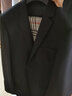 浪登男士西服套裝秋冬季羊毛兩件套商務(wù)正裝易打理禮服通勤西裝男 深藍色 48 B_聯(lián)系客服選購褲子尺碼 曬單實拍圖