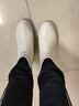 非常行（Jolly Walk）雨鞋女中筒四季款時(shí)尚外穿膠鞋防水套鞋防滑水鞋女士學(xué)生工作雨靴 米色 39 曬單實(shí)拍圖