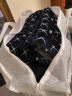 特丝格斯 法兰绒睡衣男冬季加厚套装三层夹棉袄加肥大中老年珊瑚绒家居服 黑咖色 XL-（加厚三层夹棉） 实拍图