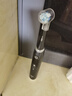 歐樂B德國進(jìn)口OralB/歐樂B牙刷頭io8/io9電動(dòng)牙刷頭成人微震替換牙刷頭 iO深潔型(黑色)3支裝 +刷頭蓋 曬單實(shí)拍圖