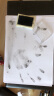 玩控 幼儿园儿童手指画印泥DIY橡皮章印章印台 彩色纯色 黑色 实拍图