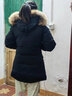 君羽戶外800蓬羽絨服女中長款加厚保暖工裝冬款大鵝羽絨服52034 黑色 S （推薦105斤以下） 曬單實拍圖
