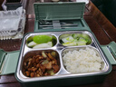 閃閃優(yōu)品飯盒304不銹鋼便餐盒上班族學(xué)生可加熱便當(dāng)盒帶餐具分餐盤 四格款【可注熱水加熱】帶筷勺 曬單實拍圖