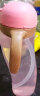 贝亲（Pigeon）婴儿吸管杯宝宝婴儿学 饮杯双把手 儿童企鹅杯日本原装进口 粉色 330ml   03217 实拍图