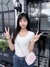 Carun klavn CK輕奢包包女包單肩包斜挎包女生生日禮物七夕情人節禮物送女友 粉色 曬單實(shí)拍圖