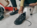 特步跑步鞋男鞋2022年秋冬季新款動(dòng)力巢減震運動(dòng)鞋26代烽火鞋跑鞋 黑/藍綠色 40 曬單實(shí)拍圖