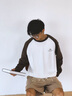 卡帕（Kappa）背靠背衛衣2024新款男長(cháng)袖t恤純棉復古運動(dòng)套頭衫K0EY2TC30D 曬單實(shí)拍圖