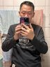 季言復古長(cháng)袖t恤男士春秋季重磅純棉圓領(lǐng)船錨印花 今年流行2025上衣男 鐵灰色 M （適合110-135斤） 曬單實(shí)拍圖