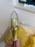 雷士（NVC）LED灯泡尖泡 9瓦E14小螺口 光源节能灯 正白光6500K 金色 5只装 实拍图