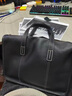 赫澤瓊斯商務(wù)公文包進(jìn)口意大利手提包電腦包休閑簡(jiǎn)約出差包大容量軟皮男包 黑色荔枝紋意大利牛皮 曬單實(shí)拍圖