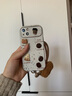 圣圖朗新款16潑墨立體咖啡小熊適用15iphone手機殼13大視窗鏡頭8Plus卡通可愛女掛繩14pro高級感12保護(hù)套 大視窗-白-潑墨英文-立體咖啡小熊-小熊掛繩 iPhone 13 曬單實拍圖