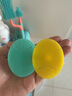 寶艾聰（Boaicor） 嬰兒硅膠洗頭刷寶寶按摩刷去頭垢胎垢柔軟 曬單實(shí)拍圖