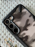 RingKe防摔手機殼適用于三星Galaxy時(shí)尚迷彩Plus透明可掛繩全包保護殼韓國  透明迷彩黑【無(wú)限版】 S23+ 曬單實(shí)拍圖