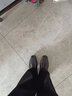 卡帝樂鱷魚（CARTELO）真皮新款中跟瘦瘦靴粗跟方頭短靴女軟皮春秋馬丁單靴子 232-1皮面《絨里》 41 曬單實拍圖