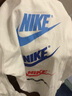 NIKE耐克小童裝男女童長袖T恤褲子套裝春秋兒童純棉舒適休閑運動套裝 黑色/純白色 120 /60 【建議身高110-116cm】 曬單實拍圖