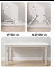 全品屋可折疊書(shū)桌電腦桌臺(tái)式學(xué)生長(zhǎng)條桌臥室簡(jiǎn)易書(shū)桌寫(xiě)字學(xué)習(xí)桌子辦公桌 曬單實(shí)拍圖