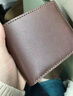 曼尼瓊詩(shī)（VUNIQSON）品牌男士錢(qián)包真皮短款卡包大容量手工錢(qián)夾復(fù)古駕駛證件包 棕色 曬單實(shí)拍圖