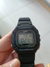 卡西歐（CASIO）手表運動經(jīng)典復(fù)古方塊小方表學(xué)生F108WHC-7B 7A 1A 4A 2A 電子表 W-218H-1A黑武士 【附加貼膜】 曬單實拍圖