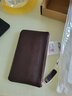 PLOVER男士真皮拉鏈小錢(qián)包長(cháng)款牛皮大容量新款女士潮流小手包新品 深咖色 曬單實(shí)拍圖