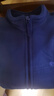 皮爾卡丹（pierre cardin）衛(wèi)衣外套男加絨加厚抓絨開衫衛(wèi)衣?lián)u粒絨外套男冬裝羊羔絨保暖夾克 加絨加厚搖粒絨蘭色 175/XL建議135-150斤 曬單實拍圖