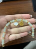 梵哲詩輕奢高端手鏈女999足金和田玉黃金福牌手串高檔七夕情人節(jié)禮物女 一貝子手鏈+足金福牌 精美禮盒 曬單實(shí)拍圖