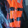 博沃尼克专业救生衣大浮力成人浮潜装备游泳背心船用自救生口哨营 橙色XXL 实拍图