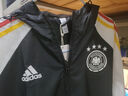 阿迪達(dá)斯 （adidas） 外套男士夏季新款運(yùn)動(dòng)服足球訓(xùn)練梭織連帽上衣夾克IA8526 IU2086黑色德國(guó)隊(duì) L 曬單實(shí)拍圖