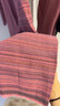 朵朵·可可質(zhì)感色織 秋季略厚純棉單層 慵懶長款襯衫款家居服套裝 彩條 M (160) 曬單實拍圖