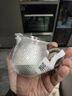 銀器時代足銀999銀茶具套裝純手工西施壺錘紋燒水壺泡茶壺品茗杯足銀送禮 小西施1壺1道4杯1濾1托715克 8件 曬單實拍圖