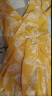 亦美珊泳衣女遮肚显瘦保守连体时尚泳装温泉游泳衣 YMS209369 黄色 XL  实拍图