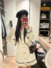 妤遇（YUUZYUUS）品牌女裝小香風(fēng)套裝女2025年春秋新款氣質(zhì)名媛風(fēng)小個(gè)子短裙兩件套 米白色 M 曬單實(shí)拍圖