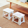 侑家良品 折叠凳子便携式小板凳家用浴室卫生间塑料小凳子 浅咖色 实拍图