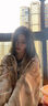 莫代爾棒球服薄外套女2025春秋季新款燈芯絨初高中學(xué)生寬松時尚夾克外套 卡其色 M 曬單實拍圖