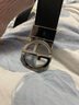 阿瑪尼（ARMANI）喬治阿瑪尼GA 新品 男士可裁剪雙面皮帶3.5cm Y2S453 YSR3X 81386 黑色 曬單實拍圖