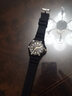 靚美萊適配seiko精工5號SRP601J1 SRP599J1 SRP605J2水鬼樹(shù)脂硅膠手表帶 黑色 銀色針扣 22mm 曬單實(shí)拍圖