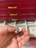 喜鉆七夕禮物18K金晴空鉆石耳環(huán)女閃耀黃鉆耳飾求婚結(jié)婚鉆石耳墜生日 雙色18K金共62分(20+42) 曬單實拍圖