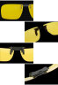 海伦凯勒（HELEN KELLER）墨镜夹片 驾驶专用夜视太阳镜夹片 情侣款经典眼镜夹片 HP801C2 实拍图