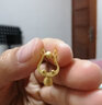周生生七夕禮物足金如意鎖牛寶寶黃金手鐲兒童手環(huán)禮物 91974K計價 8.85克(含工費400元) 曬單實拍圖