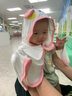 迪士尼（Disney）嬰兒防曬衣斗篷透氣冰絲幼兒夏季薄款女寶寶夏天小童兒童披風(fēng)衣服 粉色 80 _(0-12個(gè)月) 曬單實(shí)拍圖