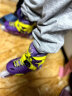 乐秀（ROADSHOW）轮滑鞋儿童溜冰滑冰鞋可调节初学者旱冰鞋男女童专业RX1S滑轮鞋 紫黄单鞋【送轮滑包大礼包】 S小码(28-31适合3-6岁) 实拍图