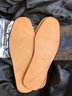 賽芮牛皮鞋墊男吸汗防鞋墊夏季透氣皮鞋鞋墊加厚頭層真皮鞋墊厚款薄臭 牛皮平板黃色一雙裝厚款2.0mm 38碼 曬單實(shí)拍圖