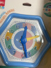 得力（deli）六一儿童节礼物 钟点学习器 儿童学生自律学习时钟闹钟小学教具钟表模型 三针联动款 蓝色74368 实拍图