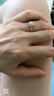幸美珠寶白18K金1克拉群鑲鉆戒結(jié)婚求婚鉆石戒指男女婚戒白金鉑金PT950情侶對(duì)戒玫瑰金彩金公主方形 1.5克拉效果FG色 方形 曬單實(shí)拍圖