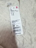 優(yōu)衣庫童裝男童女童souffle yarn舒芙蕾針織衫毛衣新年紅473330 01 乳白色 120 曬單實(shí)拍圖