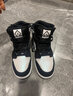 耐克（NIKE）Air Jordan 1 Mid SE耐克熊貓中幫GS運動(dòng)休閑籃球鞋DN4321 DN4321-100 39 曬單實(shí)拍圖