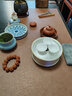 生泰號(hào) 壺承 潮陽(yáng)顏吉利 手工包銅邊錫壺承 錫圓茶盤 工夫茶 錫色圓款 曬單實(shí)拍圖