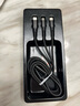 紐曼（Newmine）蘋(píng)果/安卓/Type-C三合一手機快充數據線(xiàn)充電線(xiàn)1.2米  XS06 【蘋(píng)果/安卓/Type-c】三合一 黑色1.2米 1.2米 曬單實(shí)拍圖