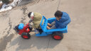 看宝贝儿童电动车拖拉机小孩玩具车2-10岁可坐人超大号四轮宝宝童车 手扶式双驱12V电瓶 实拍图