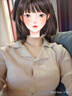 沂懿開(kāi)衫針織衫女秋季新款打底衫短款針織開(kāi)衫毛衣長(cháng)袖內搭韓版上衣 翻領(lǐng)條紋長(cháng)袖針織衫【杏色】 均碼 【建議80-120斤】 曬單實(shí)拍圖